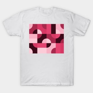 Pink Geometric T-Shirt